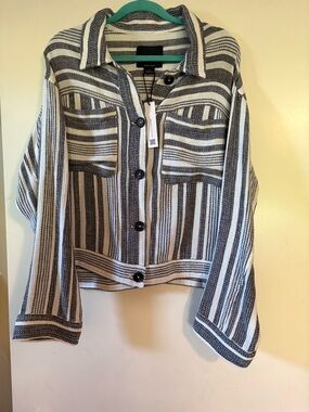 Sanctuary Shore side jacket in Atlantic stripe